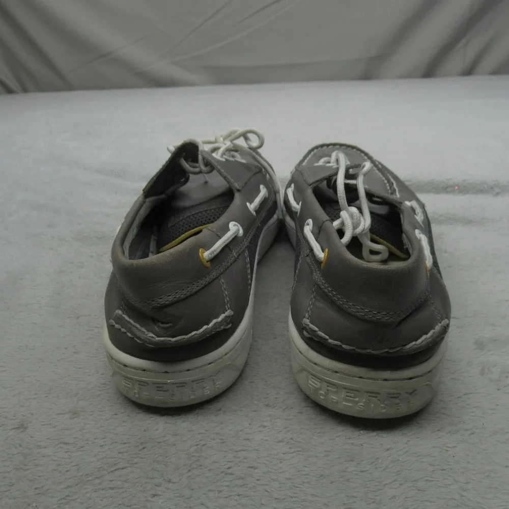 Sperry‎ Men 11 Boat Shoes Gray Top Sider Suede Classic Nautical Casual Outdoor